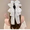 Pinza para el Cabello de Malla Burbuja de Nube para Mujer 2023 Nuevo Pinza de Tiburón Grande con Pluma Accesorio para el Cabello Pasador Lazo