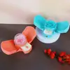 Alas de Ángel Flor Eterna Rosa Caja de Joyería Regalo de Cumpleaños para Novia Tapa de Vidrio