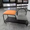 Banqueta para cambiar zapatos de entrada estilo nórdico con zapatero integrado, moderna y sencilla con cojín suave para la entrada del hogar, banqueta para cambiar zapatos de niños