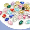Gota d'Água Girassol Vendedor de Sucesso Transfronteiriço Camada Dupla Strass DIY Acessórios de Joias Costurados à Mão Acessórios de Cabelo Acessórios para Roupas Sapatos