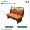 Restaurante Temático Moderno Estilo Chinês Novo com Mesas e Cadeiras de Madeira Maciça e Rattan, Popular Conjunto de Sofá para Cabine de Hot Pot e Milk Tea, Design Simples