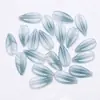 Folhas de pétalas de vidro bicolores 13*26MM folhas de pêssego diy grampo de cabelo brincos joias material antigo