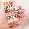 Pegatinas Europeas de Arte para Uñas de Halloween Impermeables Color Sólido Pegatinas de Arte para Uñas de Navidad No Requieren Horneado Pegatinas para Uñas Todo en Uno