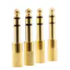 Adaptador de Áudio 6.5 para 3.5 Microfone Microfone Fone de Ouvido Orifício Fêmea de 3.5mm para Plugue Macho de 6.35 Pequeno para Grande