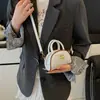 Bolsa Infantil Estilo Coreano Arroz Púrpura Portátil Bolsa de Axila Meia-lua Mini Nicho Alta Qualidade Competindo Transversal Bolsa Feminina Bolsa Vermelha