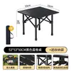 Mesa dobrável para exterior Mesa de piquenique para acampamento e cadeiras Mesa portátil tipo rolo de ovo Mesa para feira noturna Mesa de piquenique dobrável