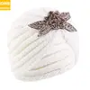 Accesorios de Invierno Transfronterizos de Diamante de Cuatro Hojas Cintas de Lana Sombrero Sombrero Indio Ropa Cálida de Otoño e Invierno Sombrero JDM-138D