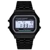 Comercio Exterior Popular Reloj Digital LED Wr F91W Correa de Acero A159 Estilo Harajuku Reloj Kakashi Reloj Multifunción