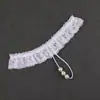 Roupa íntima sexy calcinha fio transparente de renda sexy feminina para casal amarração calça T vazada quente