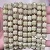 6mm 8mm Pedra Natural Cristal Ágata Canto Chanfrado Quadrado DIY Pulseira Colar Acessórios de Joias Produtos Semi-Acabados Atacado