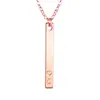 Collar con Número y Letra de Lista de Deseos de Amazon Accesorio de Colgante de Barra Recta de Moda Joyería Estilo Corto Apilable Letras Inglesas