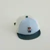Chapéu de Sol de Meia Malha Fino de Verão para Crianças Super Fofo Cor Contrastante K Urso Menina Chapéu de Aba Macia Chapéu Personalizado com Viseira Atacado