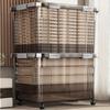 Caixa de Armazenamento Transparente com Grande Capacidade, Extra Grande para Uso Doméstico, Espessada para Roupas, Colchas e Organização de Armazenamento de Tamanho Grande