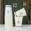 Copo de Papel Estilo Ins, Copo Descartável Simples, Copo de Água Doméstico com Rosto Sorridente, Uso Comercial em Escritório, Copo de Café Espesso de 250ml