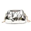 Comercio Exterior Transfronterizo Nuevo Diseño de Nicho Bolso Nube Dorada Bolso Cruzado Plegado con Cadena para Mujer Bolso de Mano de Moda Tendencia