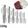 Herramienta Extractora de Tornillos de Rosca Gruesa para Quitar Tornillos Rotos o Dañados de Rosca Gruesa, Kit de Extracción de Roscas, Extractor de Rosca Inversa