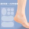 Protectores de Talón Transparentes Invisibles para Tacones Altos, Calcomanías para Pies Anti-Desgaste, Calcomanías para Ampollas y Callos en los Pies, Protectores de Talón Transparentes Invisibles