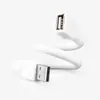 Cable de Extensión USB 2A Cable Adaptador de Alta Corriente Tubo Flexible de Silicona 30cm Flexión Libre Venta al por Mayor de Fábrica