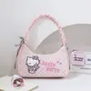 Bolso Sanrio para mujer, bolso dulce y lindo, bolso de hombro bajo para axila Hello Kitty rosa al por mayor