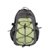 Mochila de senderismo para deportes al aire libre, modelo nuevo de verano 2026, mochila con cordón de bloques de color, mochila casual de gran capacidad