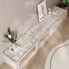Mantel para Mesa de Gabinete de TV, Mantel para Mesa de Aparador, Mantel para Mesa de Centro de Sala de Estar, Mantel Impermeable y Resistente a las Manchas, Tapete para Entrada, Tapete para Escritorio de Zapatero