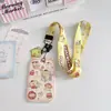 Serie M Sanrio Forma de Gato Lindo Dibujo Animado Insignia de Recogida/Entrega de Tarjeta de Autobús Infantil Insignia Escolar de Jardín de Infancia Portatarjetas Retráctil