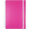 Caderno Inteligente Rosa Grande 80 Folhas. 215X280Mm