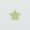 Accesorios de materiales DIY hechos a mano transfronterizos accesorios estrella de 2 cm estrella de cinco puntas polvo dorado tela accesorios para el cabello para niños enchufe