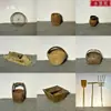 Cultura Agrícola Objetos Antiguos Adornos Decorativos Nostalgia Folclórica Herramientas Agrícolas Viejas Rastrillo de Madera Arado de Madera Casa de Campo Utilería de Película