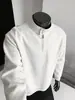 Sudadera con media cremallera y cuello alto estilo americano de moda para hombre, Otoño holgada casual versátil, Sudadera de alta calidad