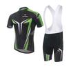 XINTOWN Novo Traje de Ciclismo com Alça Manga Curta Traje de Bicicleta Calça Esportiva de Bicicleta Masculina para Verão