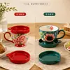 Tapa de Cerámica de Alta Calidad OMK, Diámetro Grande 10 cm, Tapa Individual Universal para Tazas y Tazas de Desayuno, Antipolvo, Venta al por Mayor