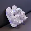 Sandalias para Niñas 2026 Verano Nuevo Estilo Zapatos Planos Lindos con Lazo para Niños Zapatos Planos Casuales Deportivos para Estudiantes Zapatos de Playa