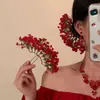 Horquilla de Flor de Gipsofila Estilo Mismo que Liu Yifei Horquilla Adorno para el Cabello de Mujer Nuevo Estilo Chino Horquilla Flor Accesorios para el Cabello de Novia