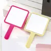 Espejo de mano mediano para maquillaje portátil HD espejo de maquillaje para chica salón de belleza espejo pequeño al por mayor