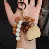 Novo Pingente de Cordão de Sementes Realizador de Desejos Estilo Chinês, Chaveiro Bodhi Natural Feito à Mão, Ornamento de Bolsa Artístico Retrô