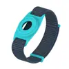Adecuado para Correa de Reloj para Niños Apple Airtag, Correa de Muñeca de Bucle de Nylon con Velcro, Funda Protectora para Apple Airtag