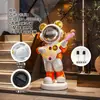 Adorno de Piso con Temática Espacial de Astronauta con Altavoz Bluetooth para Karaoke, una Pieza Decorativa de Alta Gama para Sala de Estar, Mueble de TV o Junto al Sofá