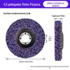 Disco de Desbaste Diamantado Preto Remoção de Ferrugem em Metal Remoção de Tinta Disco de Desbaste Roda de Polimento de Fibra de Nylon Fabricante de Disco de Desbaste Atacado