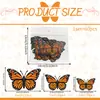 Pegatinas de Pared de Mariposas 3D Cuidadosamente Seleccionadas para Paredes de Fondo del Hogar, Decoración de Atmósfera Festiva, Pegatinas de Mariposas Autoadhesivas, Paquete de 50 Piezas