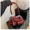 Nova Bolsa de Ombro com Zíper Estilo Coreano da Moda Cor Clara Bolsa de Braço para Mulheres, Adequada para o Trabalho e Uso Diário no Outono e Inverno 2025