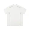 Camiseta de Algodón de 220g, Paquete de 20 Piezas, Cuello Redondo, Corte Holgado, Costura de Línea, Marca de Moda, Manga Corta