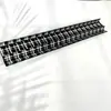 Estante personalizado para fichas de mahjong de acrílico a cuadros blanco y negro con diseño de borde recto en forma de U, soporte de exhibición de mahjong de escritorio al por mayor
