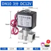 Válvula de Agua de Acero Inoxidable 304 220V Válvula Electromagnética Válvula de Tubería de Control Eléctrico Válvula de Agua Normalmente Cerrada Válvula de Aceite