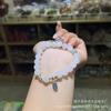 Pulsera de Jade Tianshan natural al por mayor de fábrica para hombre y mujer, pulsera de esmeralda de jade de flor flotante, Jade dorado de Xinjiang, Jade blanco