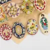 Accesorios de Ropa de Tela de Algodón y Lino Estilo Mori Estilo Coreano para Manualidades, Parches de Tela, Decoraciones para Zapatos y Calcetines, Insignias, Broches y Materiales Auxiliares