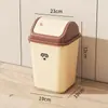 Cubo de basura, elegante y de alta calidad, adecuado para uso doméstico, tamaño grande, con tapa abatible, para usar en el baño, la cocina y la sala de estar, y cuenta con un diseño a prueba de olores