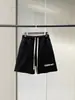 Shorts de Terry Respirável de Verão Fog Essentials Masculino, Estilo Americano, Shorts para Casal, Acima do Joelho, para Uso ao Ar Livre