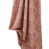 Cortina Yuman Qiyun Rosa Flor Carnosa Jacquard Borla Cortina Terminada Cortina de Cocina Ventana Mirador Sombreada