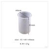 Molde de vela de cristal goteando diy sección cilíndrica triángulo cono multilateral rayado geométrico molde de silicona para vela